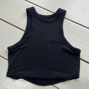 COPY - Lululemon crop top Blk size 6 BN